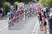 Tour De France 2007 - Bethersden, Kent, England, UK, GB - Peleton Approaches